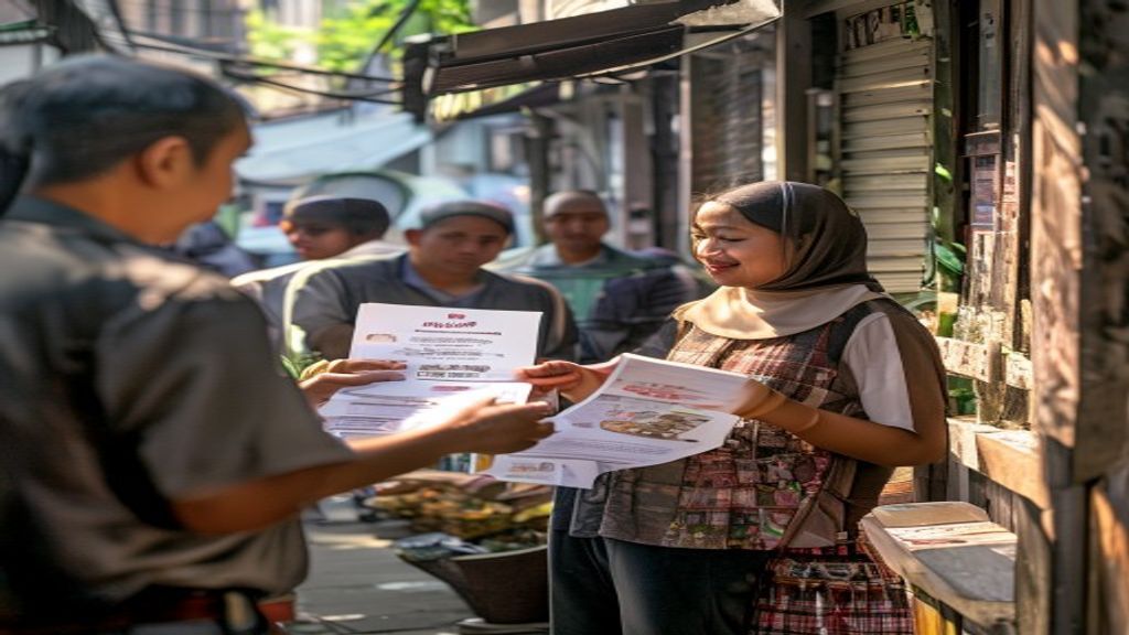 Tim ahli marketing offline membantu promosi produk melalui berbagai strategi tradisional efektif