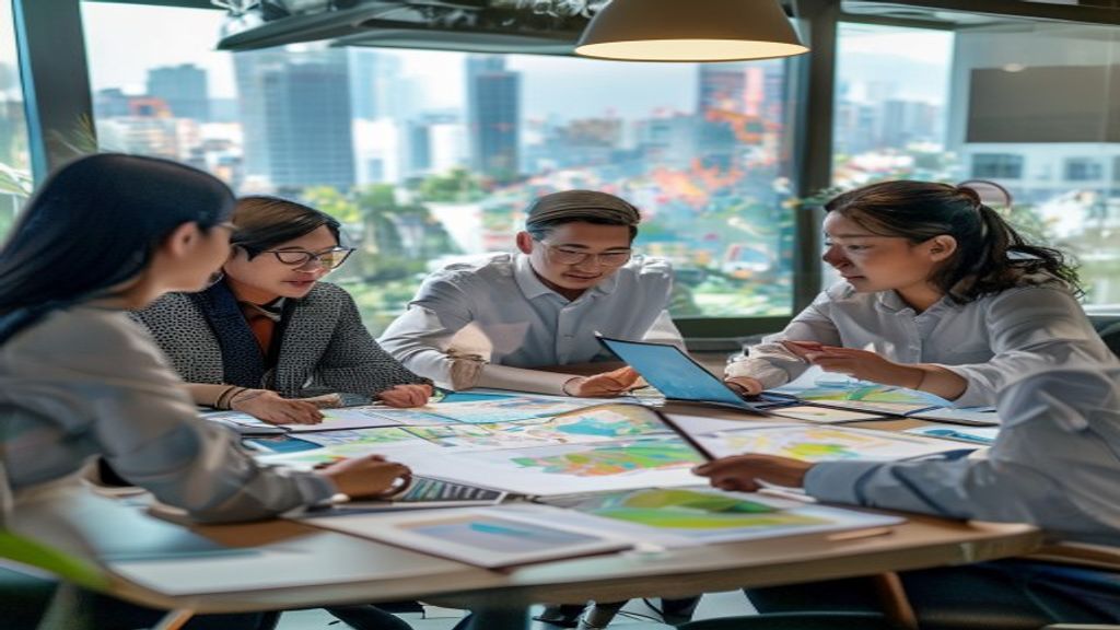 Perusahaan sebar brosur di jalanan kota untuk promosi produk