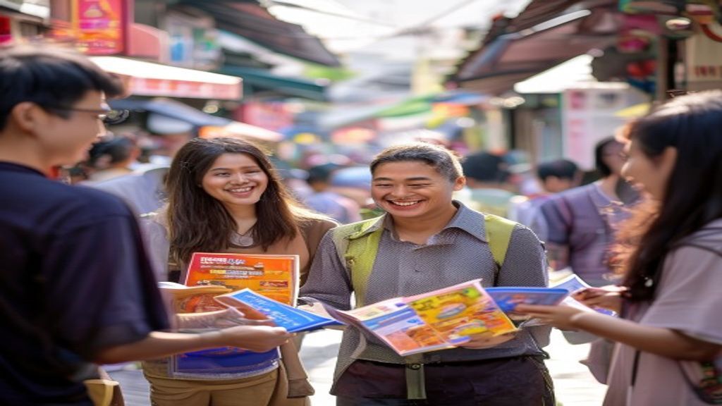 Tim profesional menyebar brosur di Surabaya untuk meningkatkan jangkauan pemasaran bisnis Anda