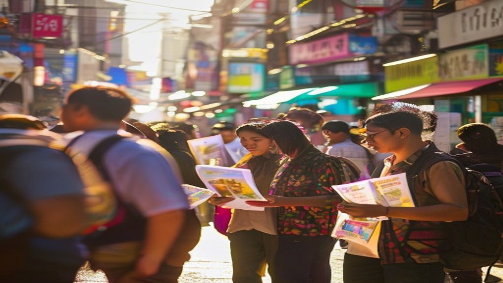 Jasa sebar brosur di lokasi strategis
