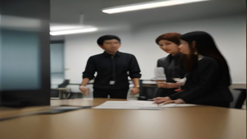 Ilustrasi seorang developer sedang menulis kode program di layar komputer