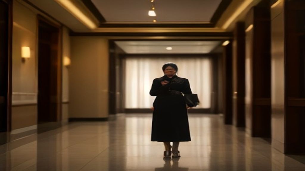 Hotel mewah dengan pemandangan kota yang indah