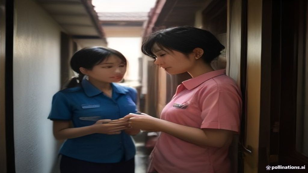Petugas membagikan flyer promosi bisnis secara strategis di kawasan keramaian Ciputat