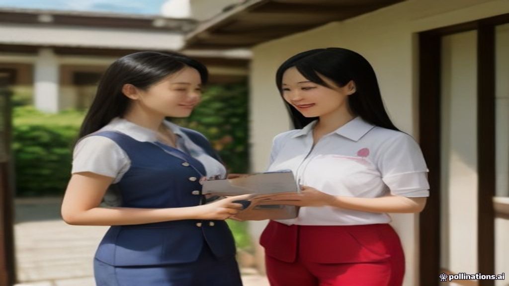 Sales door to door marketing di Ciputat menawarkan produk langsung ke rumah warga.