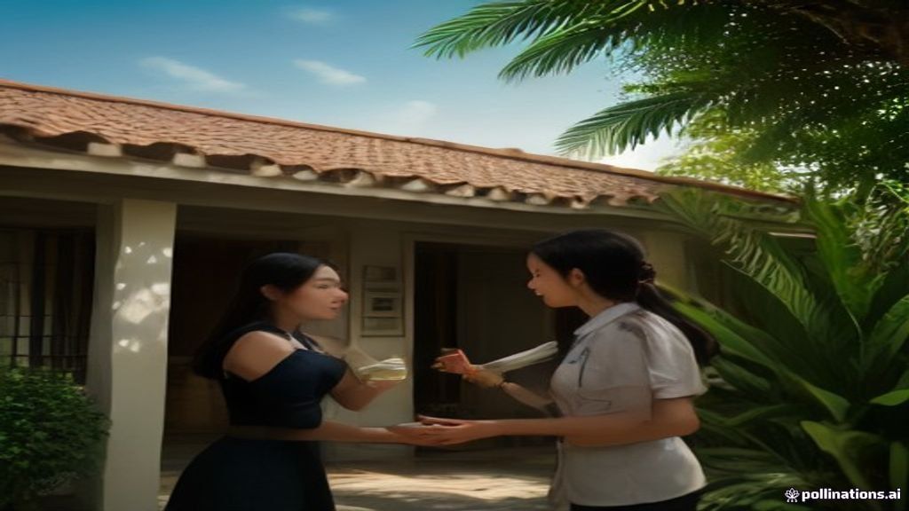 Tim sales door to door marketing Ciputat sedang menawarkan produk langsung kepada calon pelanggan di perumahan.