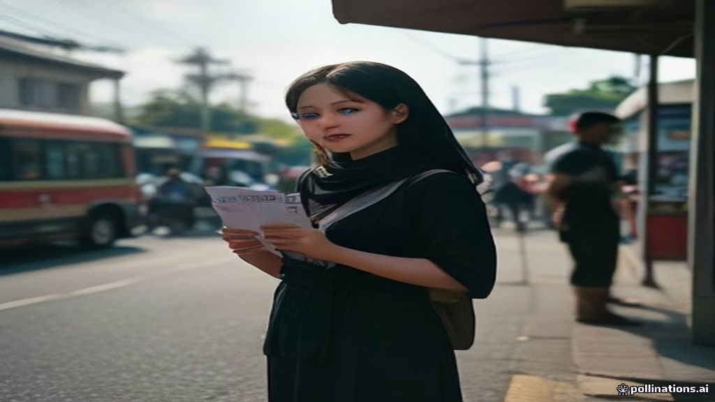 Tim distribusi membagikan flyer promosi di kawasan Bekasi Timur, menargetkan warga lokal